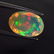 1.39 Ctw Natural Multi-Color Fire Faceted Opal Oval Cut
