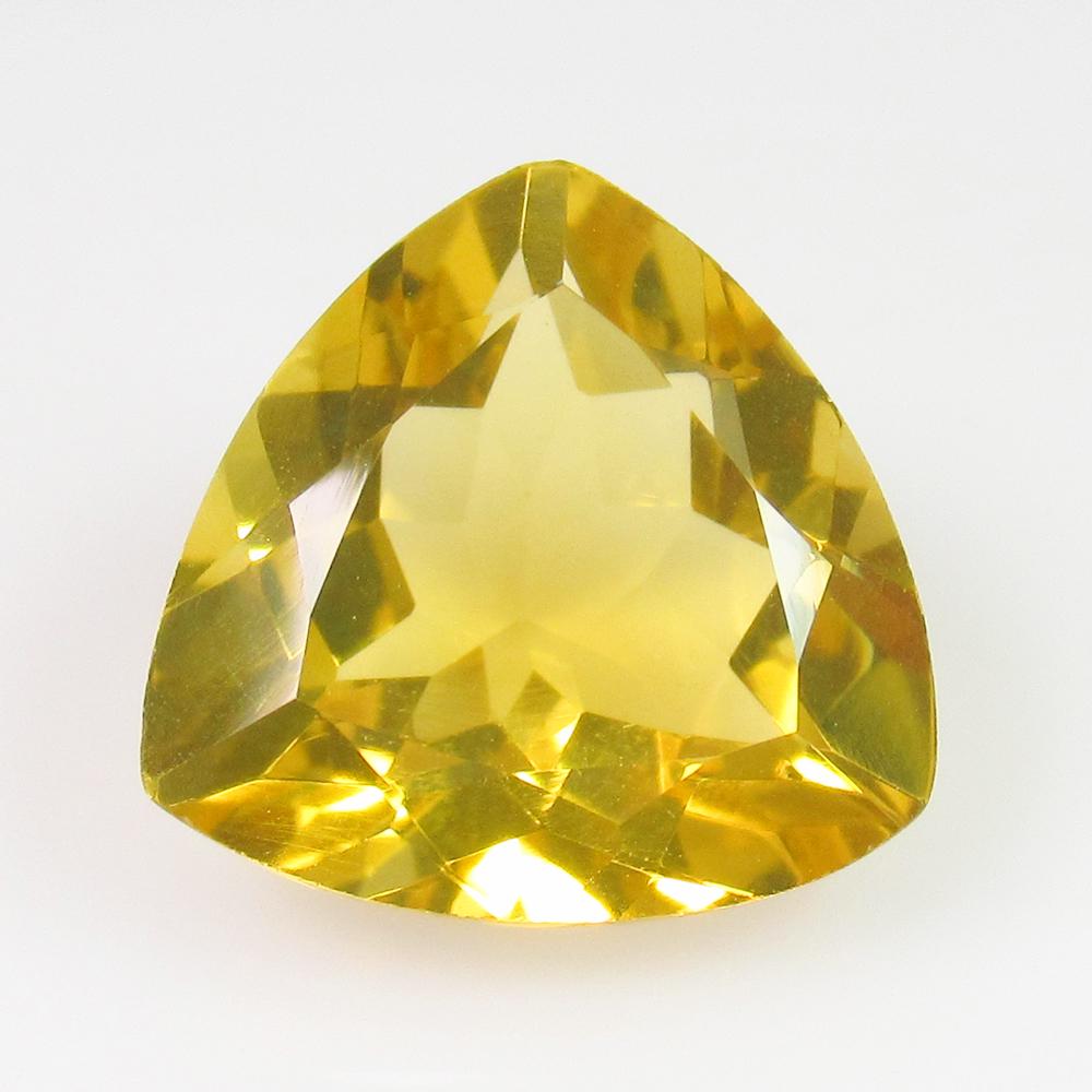 7.36 Ct Genuine Yellow Citrine Trillion Cut (1 of 2)