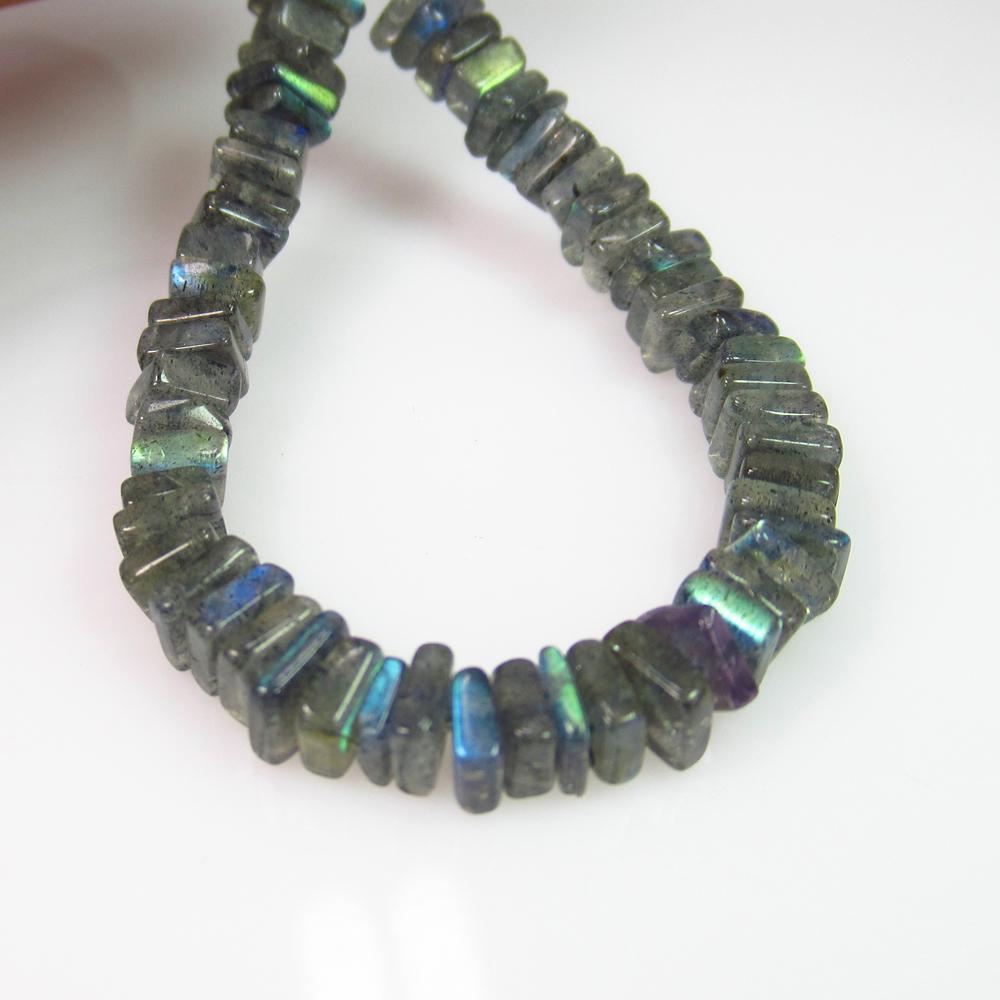 23.54 Ct Genuine 48 Labradorite Drilled Square Beads: No Reserve! Title: 23.54 Ct Genuine 48 Labradorite Drilled Square Beads Stone Clarity: Transparent Loose Gemstone: Natural Labradorite Beads Carat Weights: 23.54 Size/Dimensions: 4.40 - 5.20 mm / 48 P