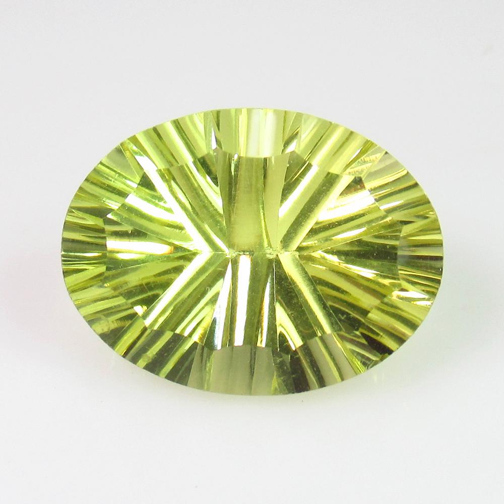 8.08 Ct Genuine Lemon Quartz Oval Concave Cut: No Reserve! Title: 8.08 Ct Genuine Lemon Quartz Oval Concave Cut Stone Clarity: VVS Loose Gemstone: Natuarl Lemon Quartz Carat Weights: 8.08 Size/Dimensions: 16.20 x 12.20 x 8.30 mm Top Quality Luster
