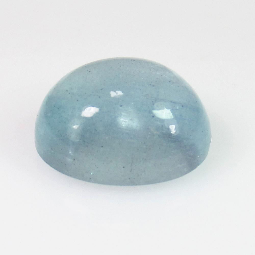 4.45 Ct Genuine Aquamarine Catseye Oval Cab (1 of 2)