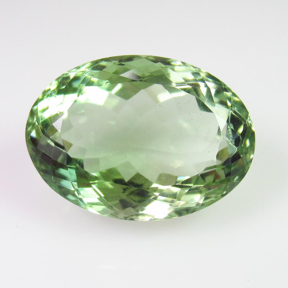 10.44 Ct Genuine Green Amethyst Oval Cut (1 of 2)