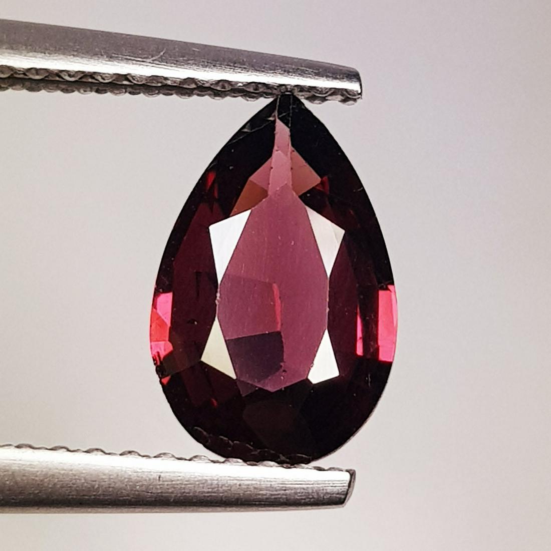 Natural Rhodolite Garnet Pear Cut 1.30 ct (1 of 6)