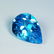 Natural Blue Topaz Pear Cut 2.20 ct - 2