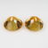 6.99 Ct Genuine Orange Yellow Citrine 10 mm Round Pair - 2
