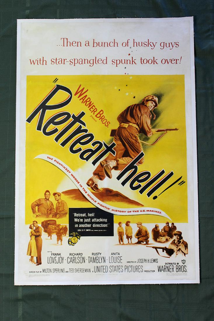 Retreat, Hell! (USA,1952) 1 Sheet Movie Poster LB (1 of 1)