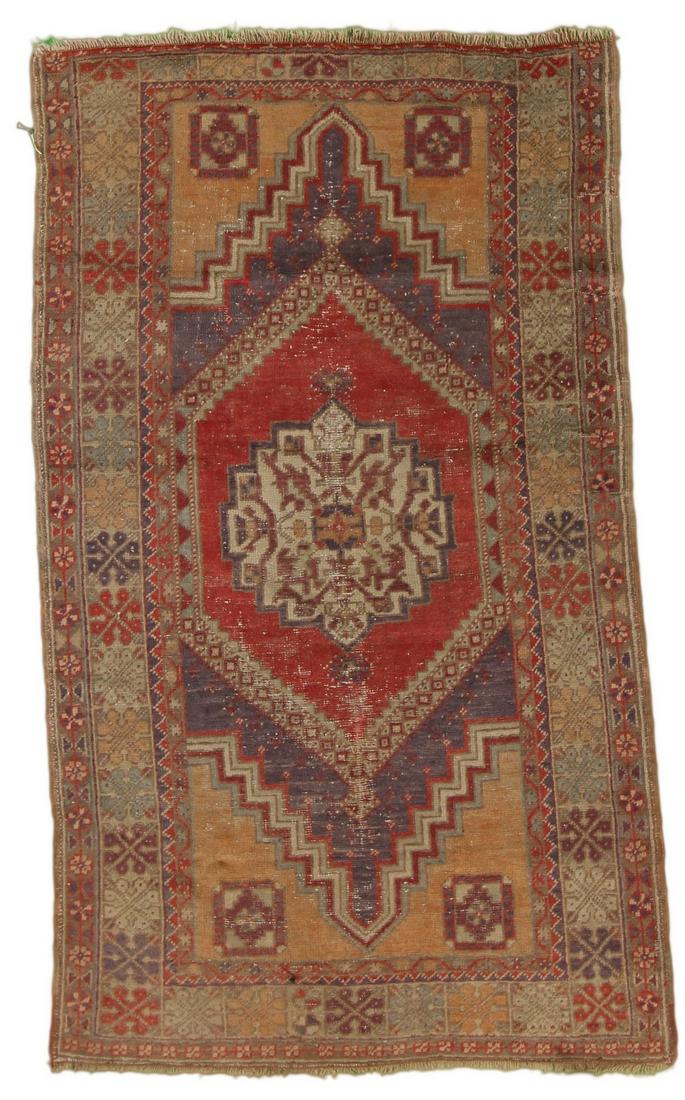 4 x 7 Vintage Turkish Konia Rug (1 of 9)