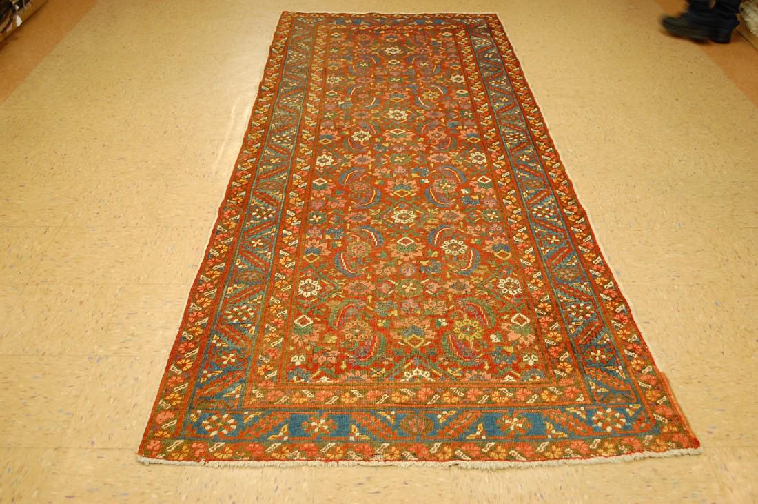 1920s ANTIQUE ULTRA RARE PRSIAN HERI Z BAKHSHAYESH LONG: Title: Pre 1920s ANTIQUE ULTRA RARE PRSIAN HERI Z BAKHSHAYESH LONG RUG 4.2x10.2 Additional Information: Pre 1920s SUPER ANTIQUE ONE OF A KIND PRSIAN HERIZ BAKHSHAYESH or BAKHSHAISH RUG .........all Na