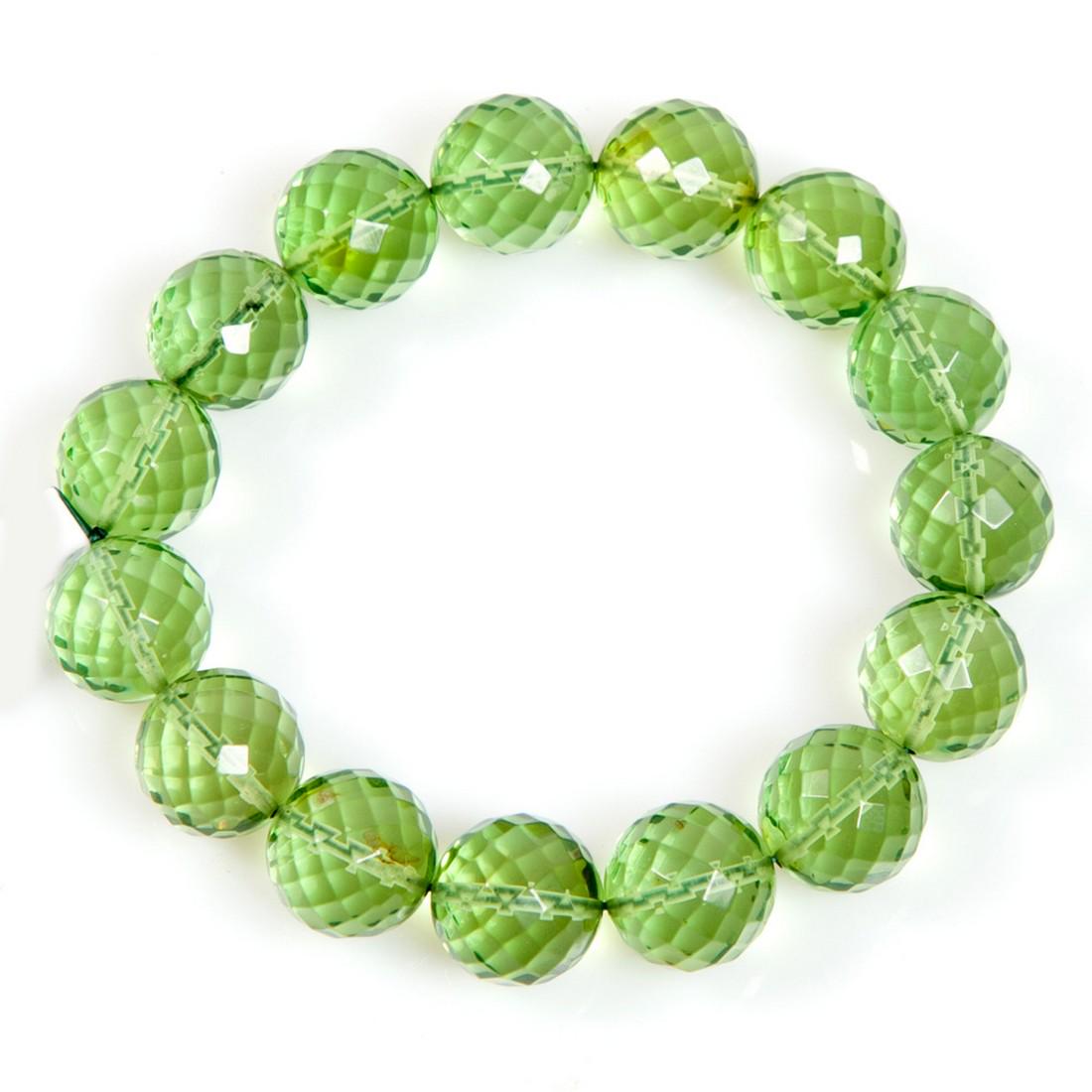 Caribbean Green Amber Bracelet (1 of 1)