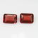 1.94 Ctw Natural Pink Rhodolite Garnet Octagon Pair