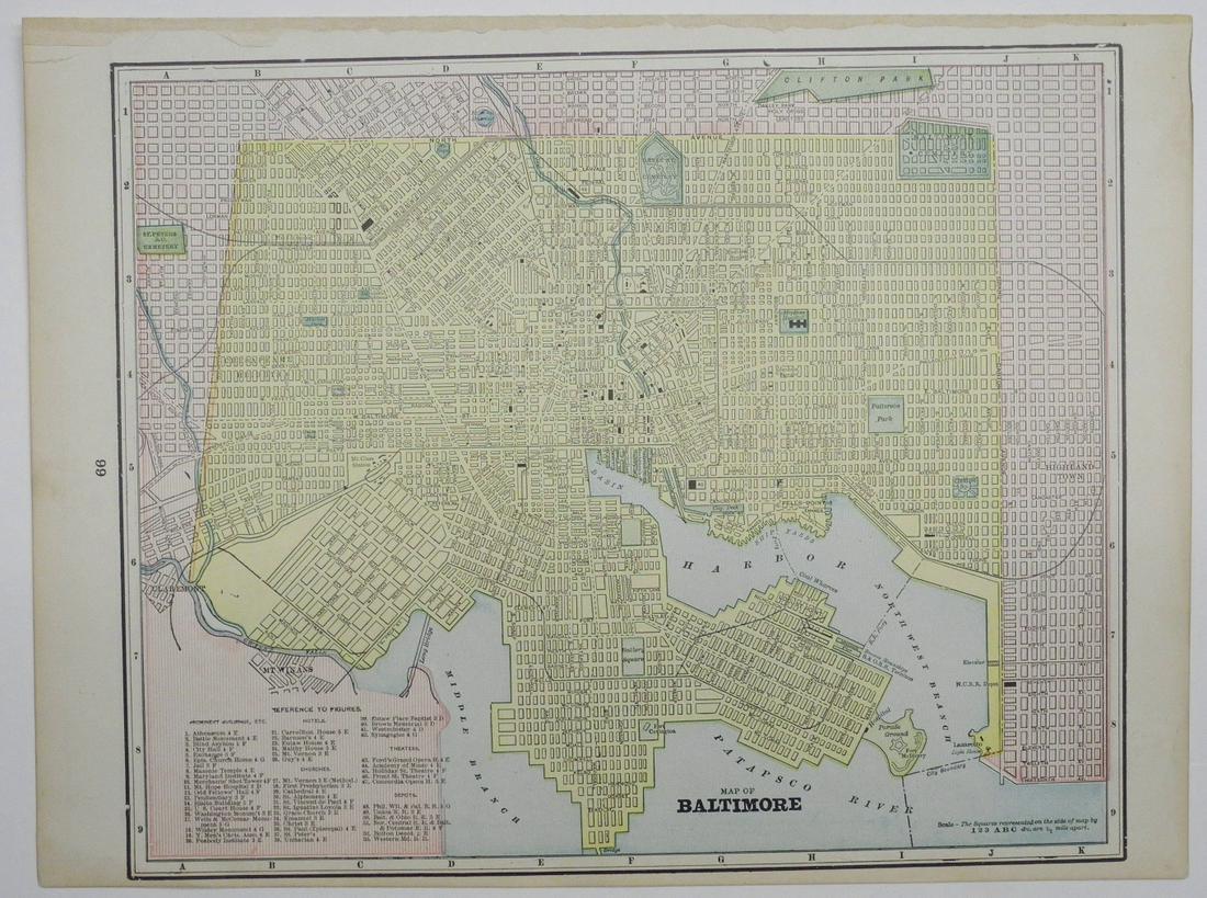 Map of Baltimore (1 of 1)