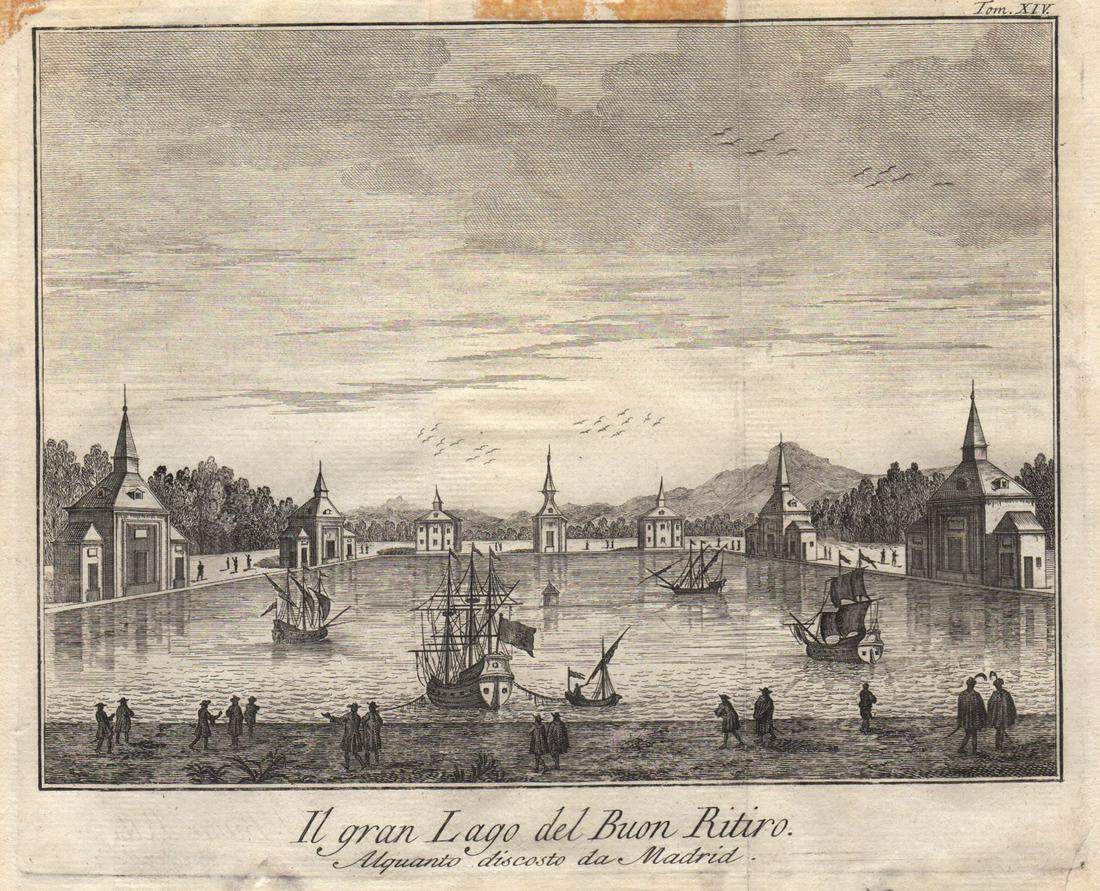 Albrizzi / Salmon: View of Buen Retiro Lake, Madrid (1 of 1)