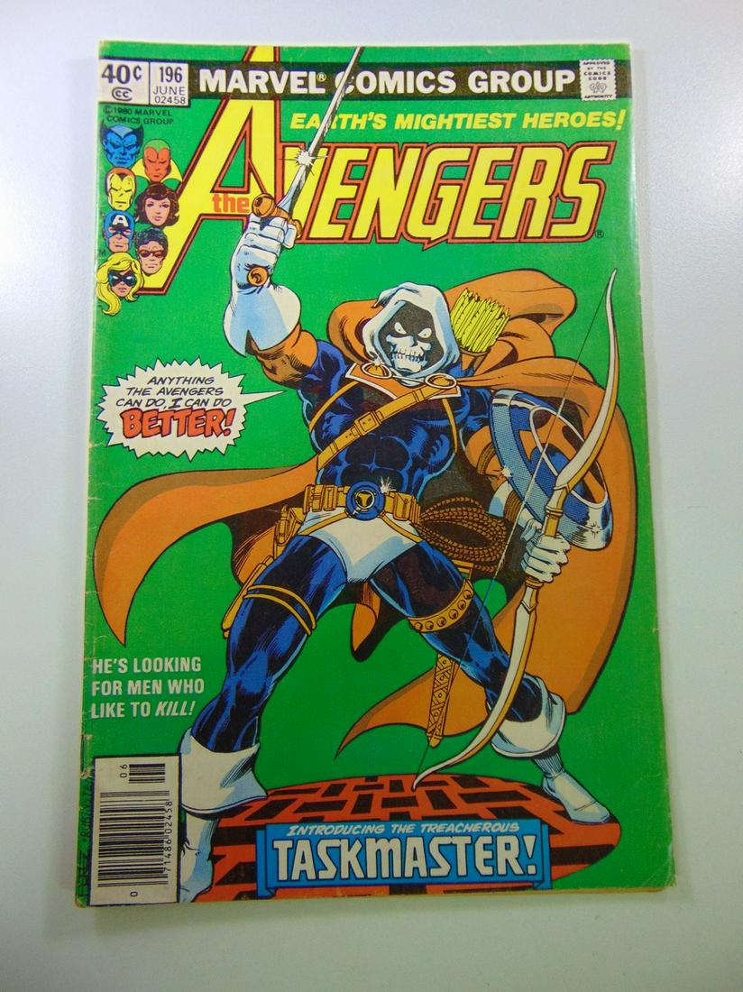Avengers #196 1st full appearance of Taskmaster (1 of 1)