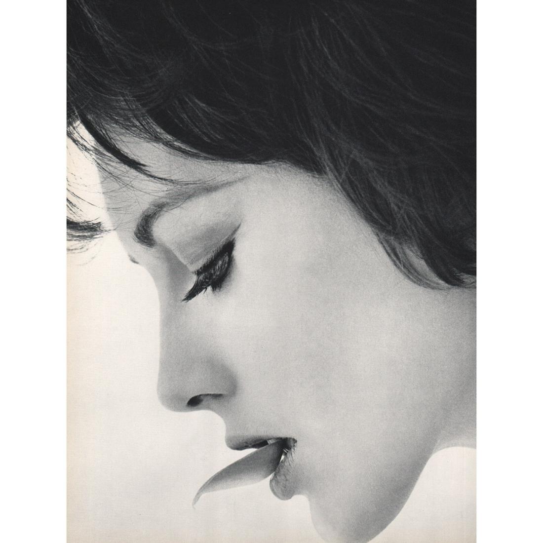 WINGATE PAINE - Girl with Petal: Artist: WINGATE PAINE Print Title: Girl with Petal Medium: Sheet-Fed Gravure Printing Date: 1960's Printed Switzerland Image Size approx: 12 X 9 inches Wingate Paine born in 1915 to a Mayflower family