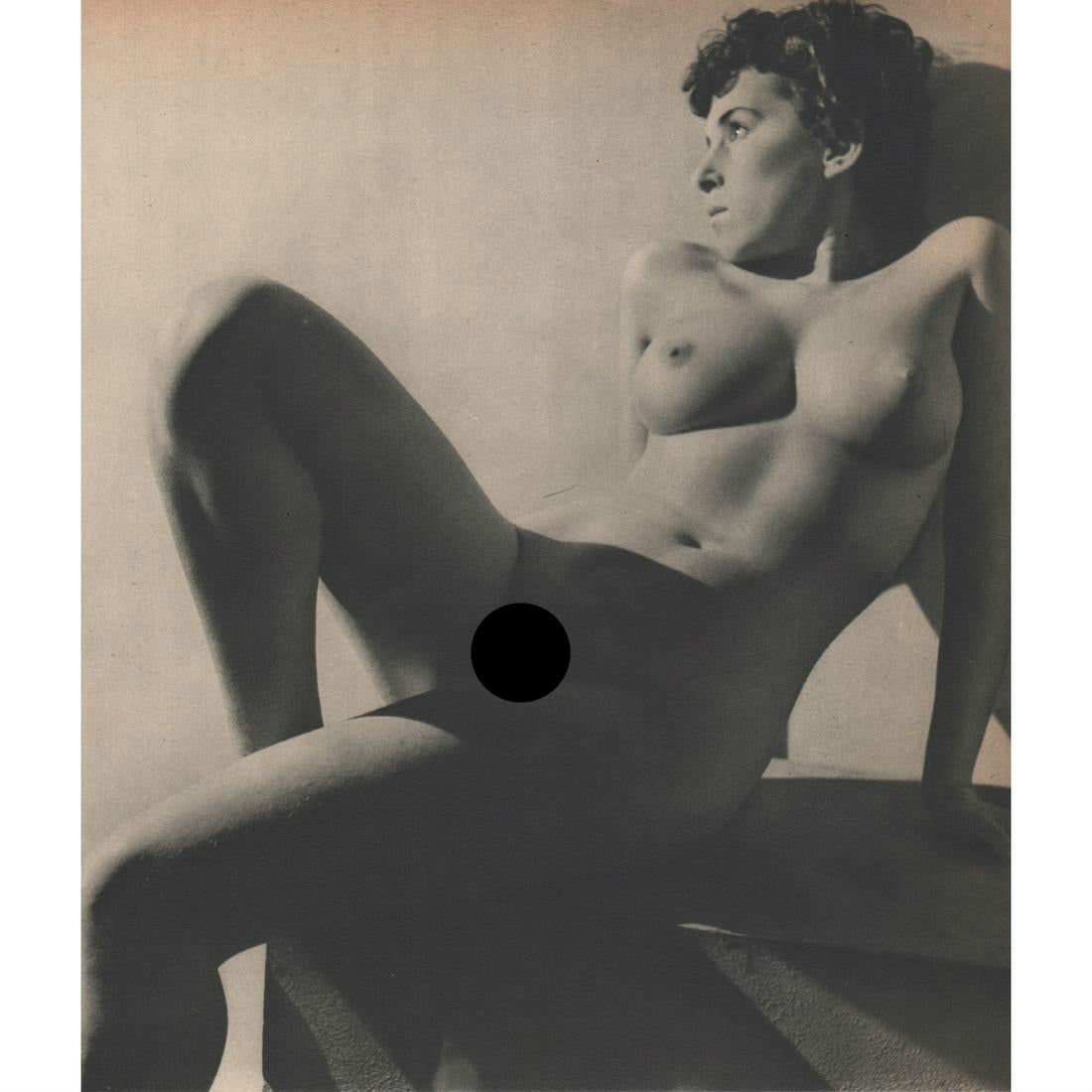 PIERRE BOUCHER - Nude: Artist: PIERRE BOUCHER Print Title: Nude Medium: Sheet-fed Gravure Printing Date: 1950's Printed in France Image size approx. 9.25 x 8 inches Pierre Boucher (1908-2000) was a French photographer who h