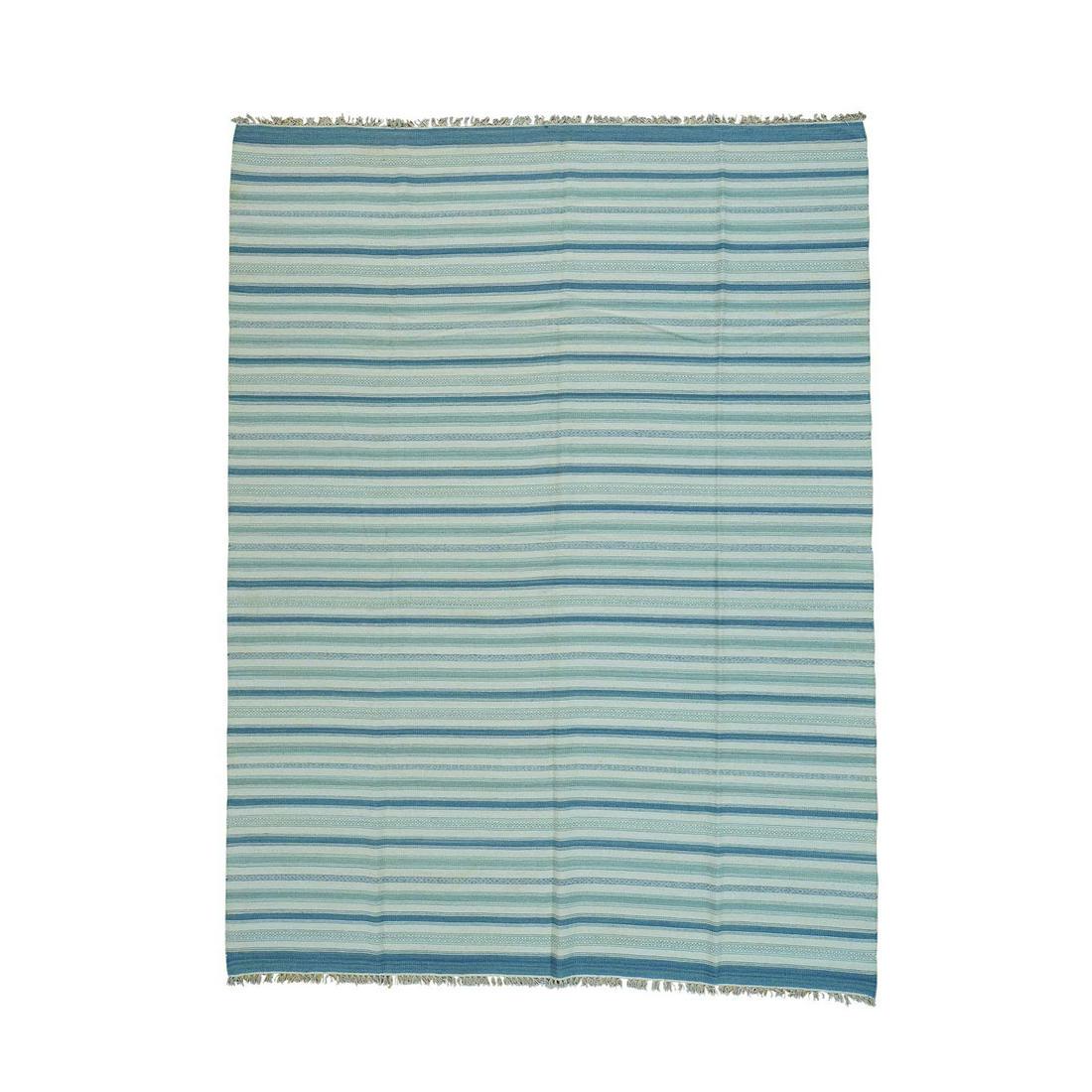 Striped Durie Kilim Flat Weave Hand Woven Oriental Rug (1 of 5)