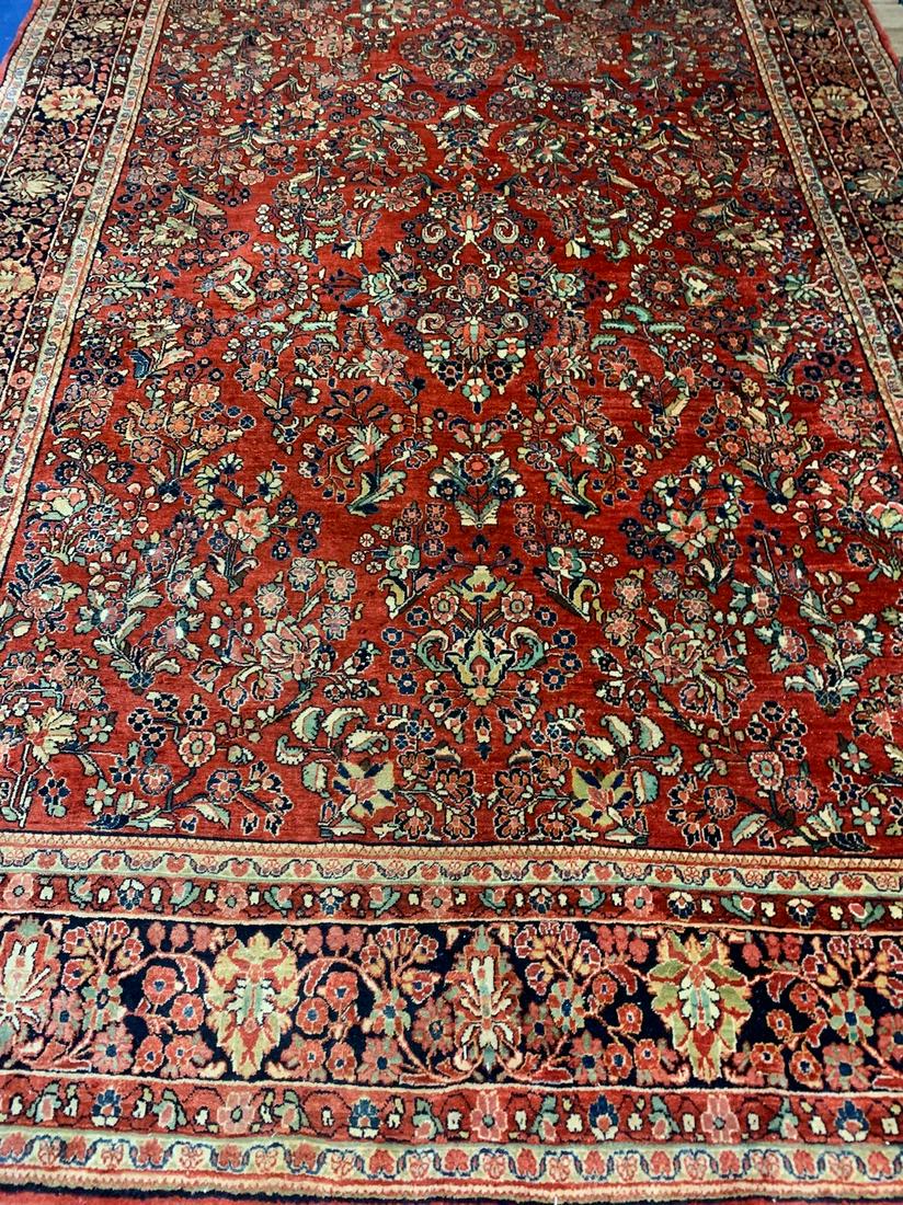 Vintage Hand Woven Persian Sarouk 12.3x8.8 (1 of 15)