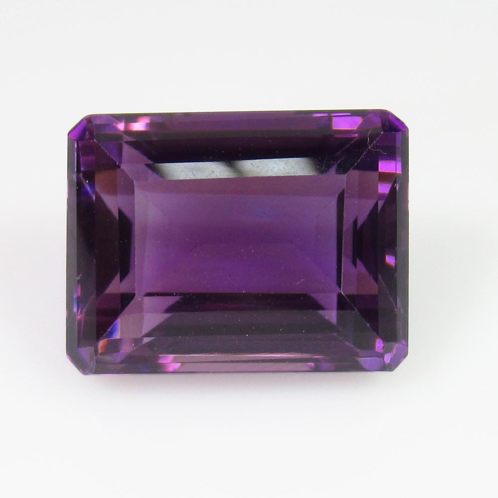 15.26 Ctw Natural Purple Amethyst Emerald Cut (1 of 2)