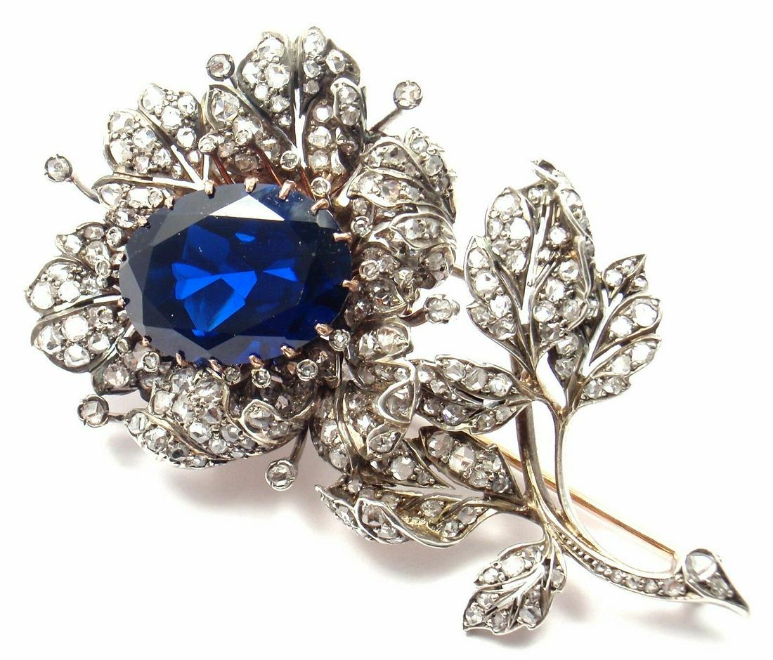 Rare! Antique Victorian 14k Rose Gold & Silver Diamond (1 of 8)