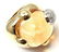 Authentic! POMELLATO Griffe 18k Yellow Gold Diamond - 10
