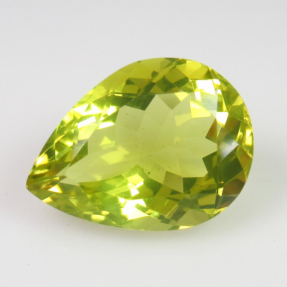 7.89 Ct Genuine Lemon Quartz 16X12 mm Pear Cut: No Reserve! Title: 7.89 Ct Genuine Lemon Quartz 16X12 mm Pear Cut Stone Clarity: VVS Loose Gemstone: Natuarl Lemon Quartz Carat Weights: 7.89 Size/Dimensions: 16.10 x 12.00 x 7.90 mm Top Quality Luste