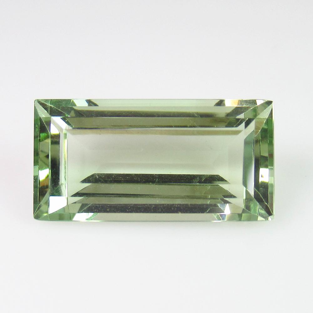 2.66 Ctw Natural Green Amethyst Rectangle Cut (1 of 2)