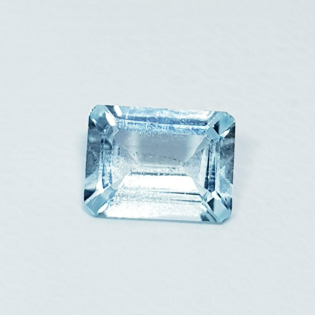 Natural Aquamarine Emerald Cut 1.20 ct (1 of 5)
