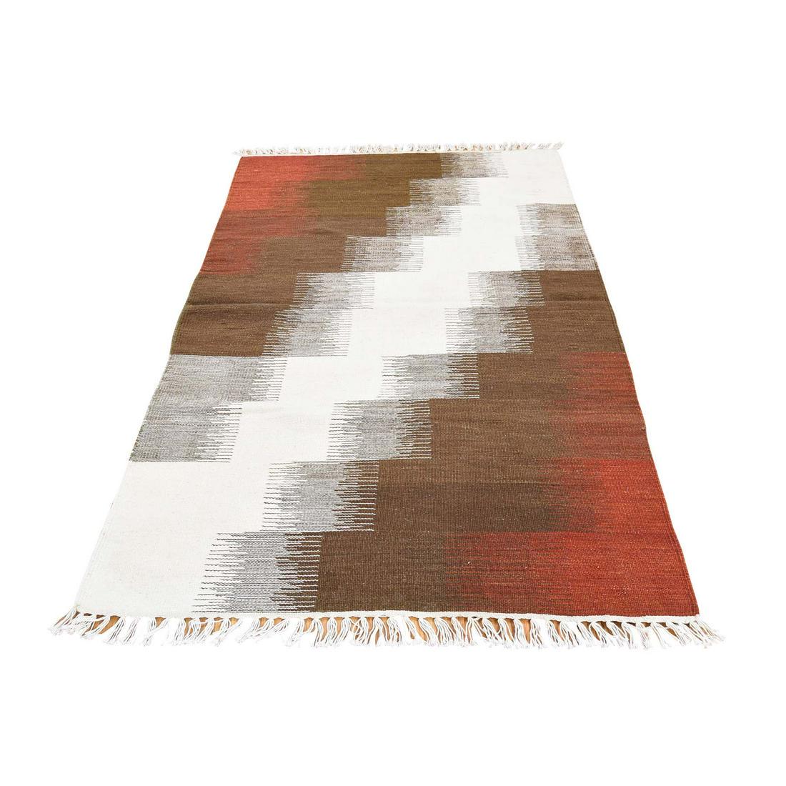 Hand Woven 100 Percent Durie Kilim Wool Flat Weave (1 of 7)