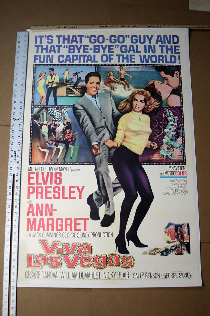 Viva Las Vegas - Elvis Presley (1964) 41" x 26.5" US (1 of 1)