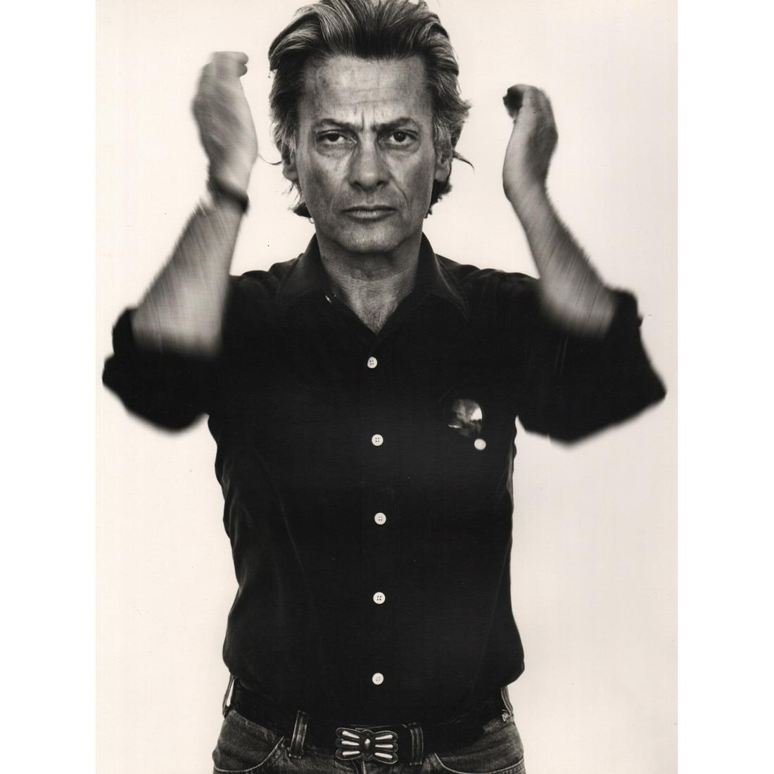 RICHARD AVEDON - Self-portrait, 1980: Artist: RICHARD AVEDON Print Title: Self-portrait, 1980 Medium: Duo-tone Engraving Printing Date: 1990's Printed in Italy Image Size approx: 14 x 11 inches Richard Avedon (1923-2004) was an American f