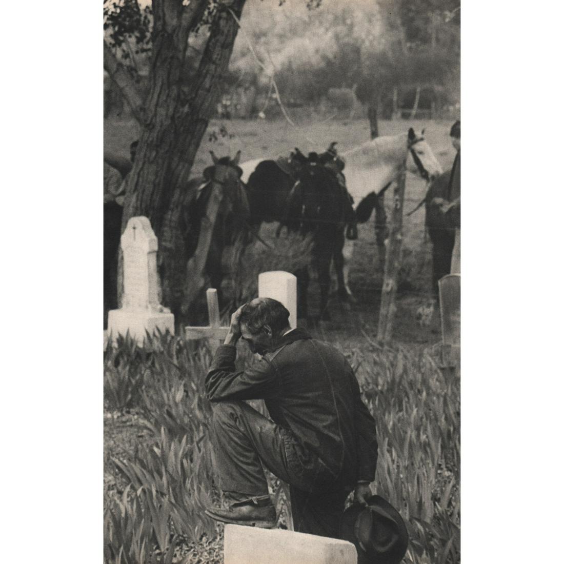 HENRI CARTIER-BRESSON - Funeral, Taos, New Mexico: Artist: HENRI CARTIER-BRESSON Print Title: Funeral, Taos, New Mexico, 1947 Medium: Sheet-fed Gravure Printing Date: 1950's Printed in France Image Size approx: 13.5 x 9 inches Henri Cartier-Bresson (1