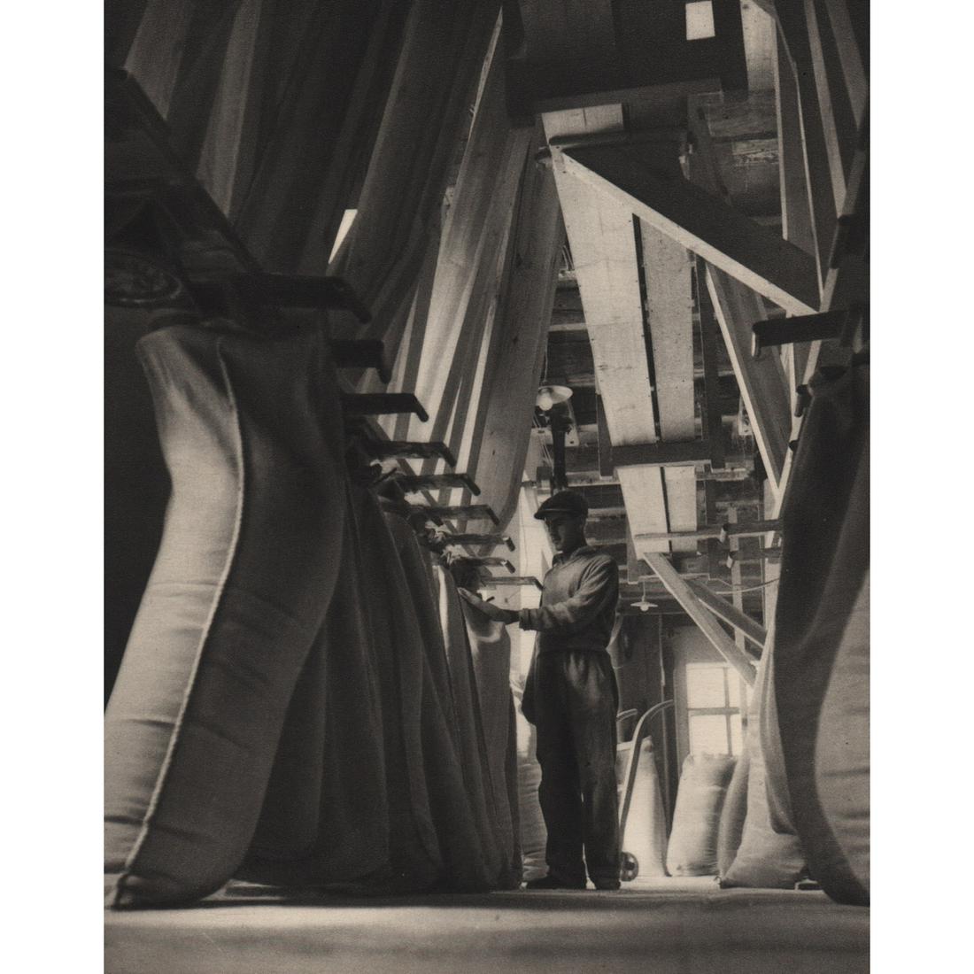 VACLAV JIRU - In the Mill: Artist: VACLAV JIRU Print Title: In the Mill Medium: Sheet-Fed Gravure Printing Date: 1940's Printed in Prague Image size approx. 9 X 7.5 inches VÃ¡clav JÃ­rÅ¯ (1910-1980) was a Czech photograph
