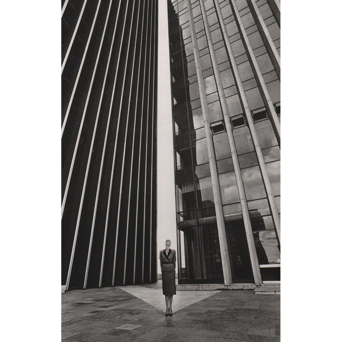 JEANLOUP SIEFF - Fashion Photo, Paris 1979: Artist: JEANLOUP SIEFF Print Title: Fashion Photo, Paris 1979 Medium: Sheet-Fed Gravure Printing Date: 1980's Printed in France Image Size approx: 8.75 x 5.75 inches Jeanloup Sieff (1933-2000) was a F