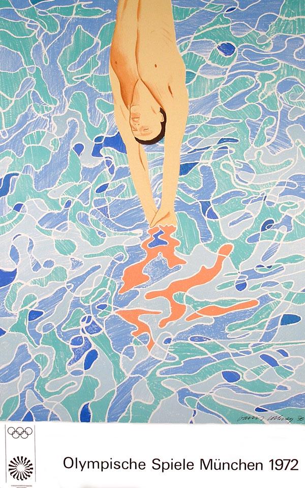 1972 Olympische Spiele Munchen by David Hockney in 1972 (1 of 2)