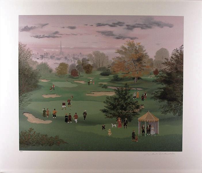Golf at St. Cloud by Michel Delacroix in 1990 (1 of 2)