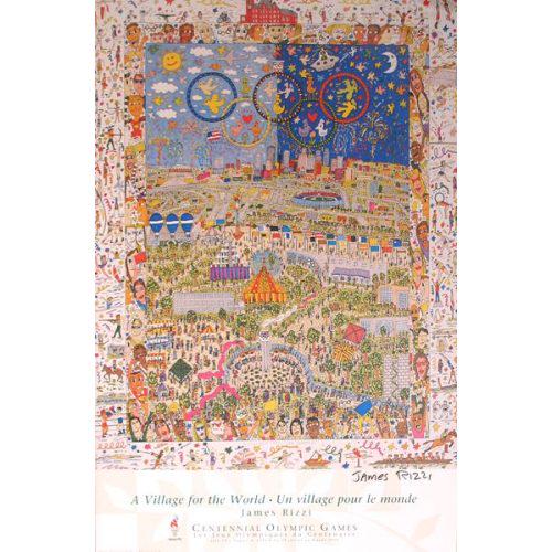A Village for the World by James Rizzi in 1996 (1 of 3)