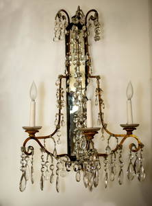 Pair of Important FRENCH Sconces in Bronze with