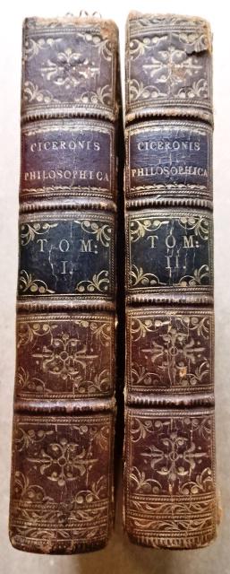1642 Two-Vol Ciceronis Philosophicorum Elsevir (1 of 3)