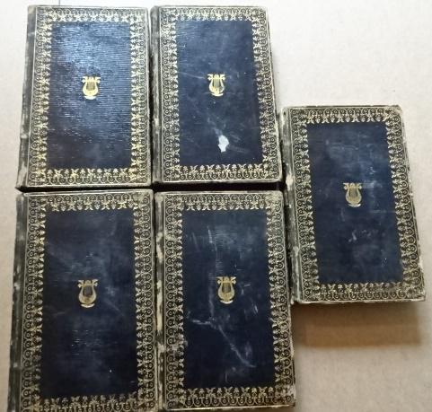 1821 Five-Vol Set Works of Lord Byron (1 of 3)