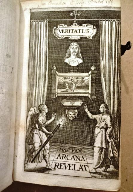 1646 Vellum Lux Veritatibus: “Lux Veritatibus” with full-title “Meditationes De Praecipius Et Gravissimis Veritatibus Fidei”, translated by R P Michaele Cuvelier, printed at Monachii by Joannis Wagneri, MDCXLVI (1646). Ha
