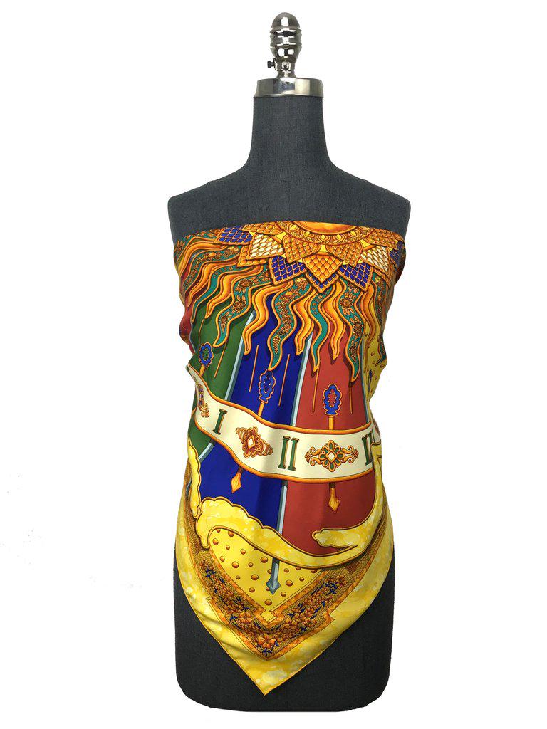 Hermes Gloria Soli Silk Scarf 90 (1 of 15)