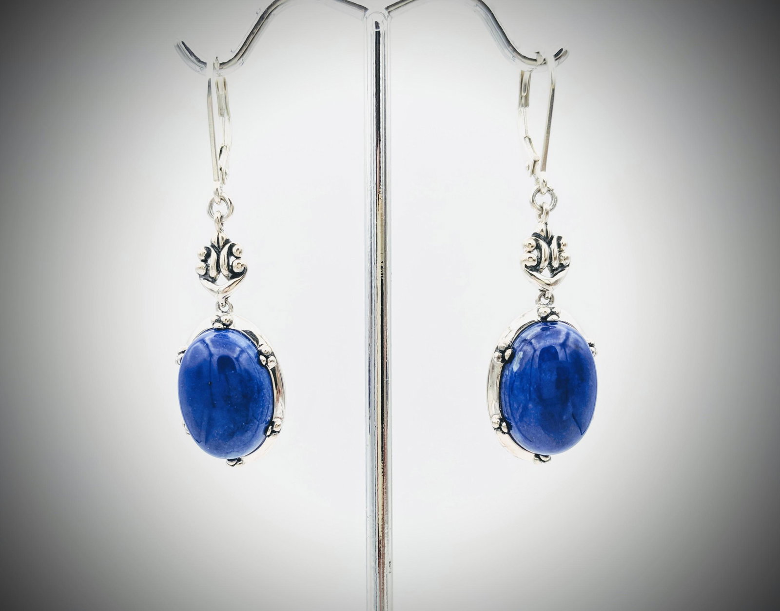 Sterling Silver Lapis Lazuli Earrings (1 of 3)