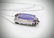 Sterling Silver Necklace w Violet Jade, Amethyst & CZ - 2