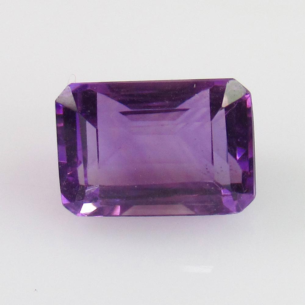 3.21 Ctw Natural Purple Amethyst Emerald Cut (1 of 2)