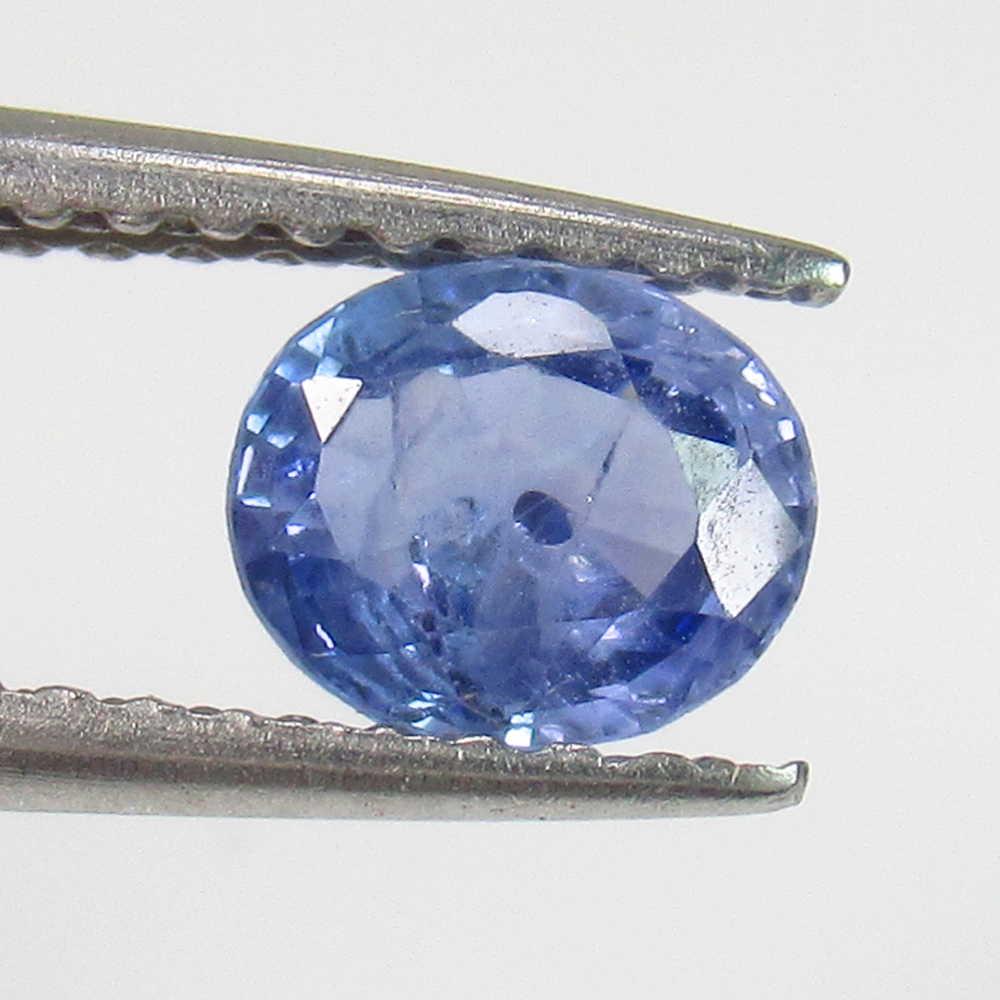 0.59 Ct Genuine Iolite Oval Cut: No Reserve! Title: 0.59 Ct Genuine Iolite Oval Cut Stone Clarity: VVS Gemstone: Natural Iolite Carat Weights: 0.59 Size/Dimensions: 5.60 x 4.70 x 2.80 mm Very Good Luster / Excellent Oval Cut / Origin