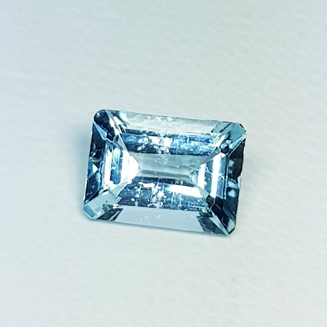 1.30 ct Natural Aquamarine Emerald Cut (1 of 5)