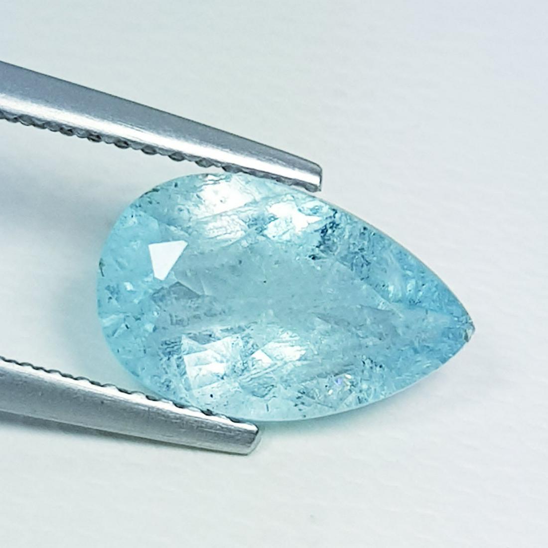 2.40 ct Natural Aquamarine Pear Cut (1 of 5)