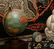 ADNET FRENCH TERRESTRIAL GLASS GLOBE FOREST ART DECO - 5