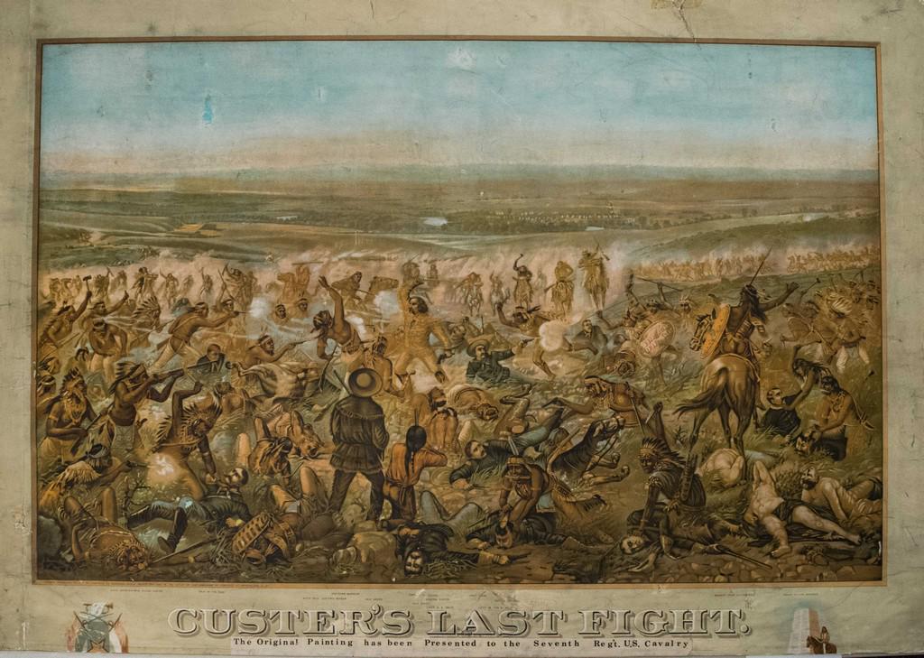 1896 Adams View of Custer's Last Fight at Little Big (1 of 1)