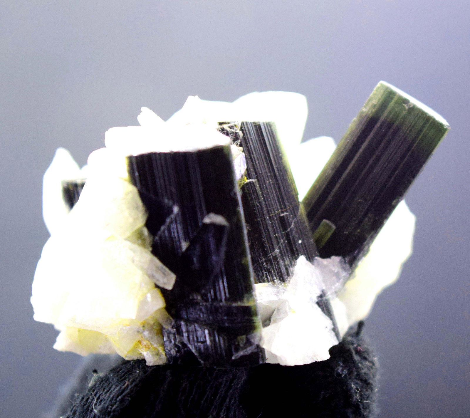 37 Gram Terminated Green Cap Tourmaline With Mica from: Item details Handmade Materials tourmaline, elbaite more Terminated Green Cap Tourmaline With Mica from Staknala Pakistan - Weight : 37 Gram Dimensions : 45*35*26 mm Origin : Staknala Pakistan Treatme